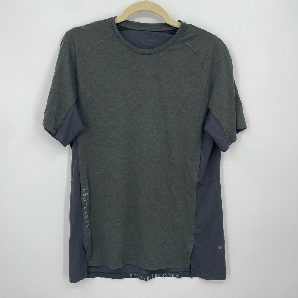Lululemon Always Agile short‎ sleeve green T-Shirt men’s L